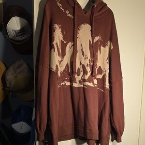 We The Free Yellow Stone Dutton Ranch Hoodie NWOT